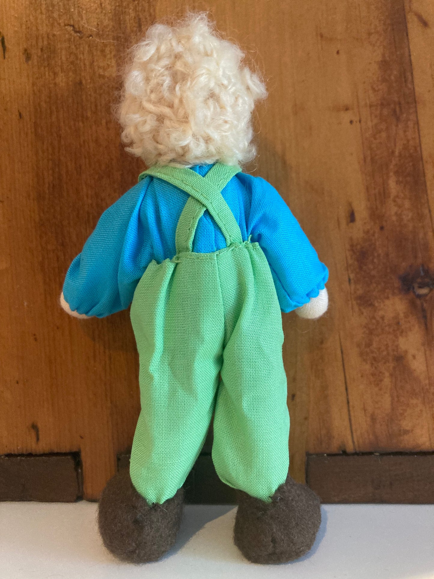 Dollhouse Waldorf Doll - Grimm's LIME CHILD in PANTS