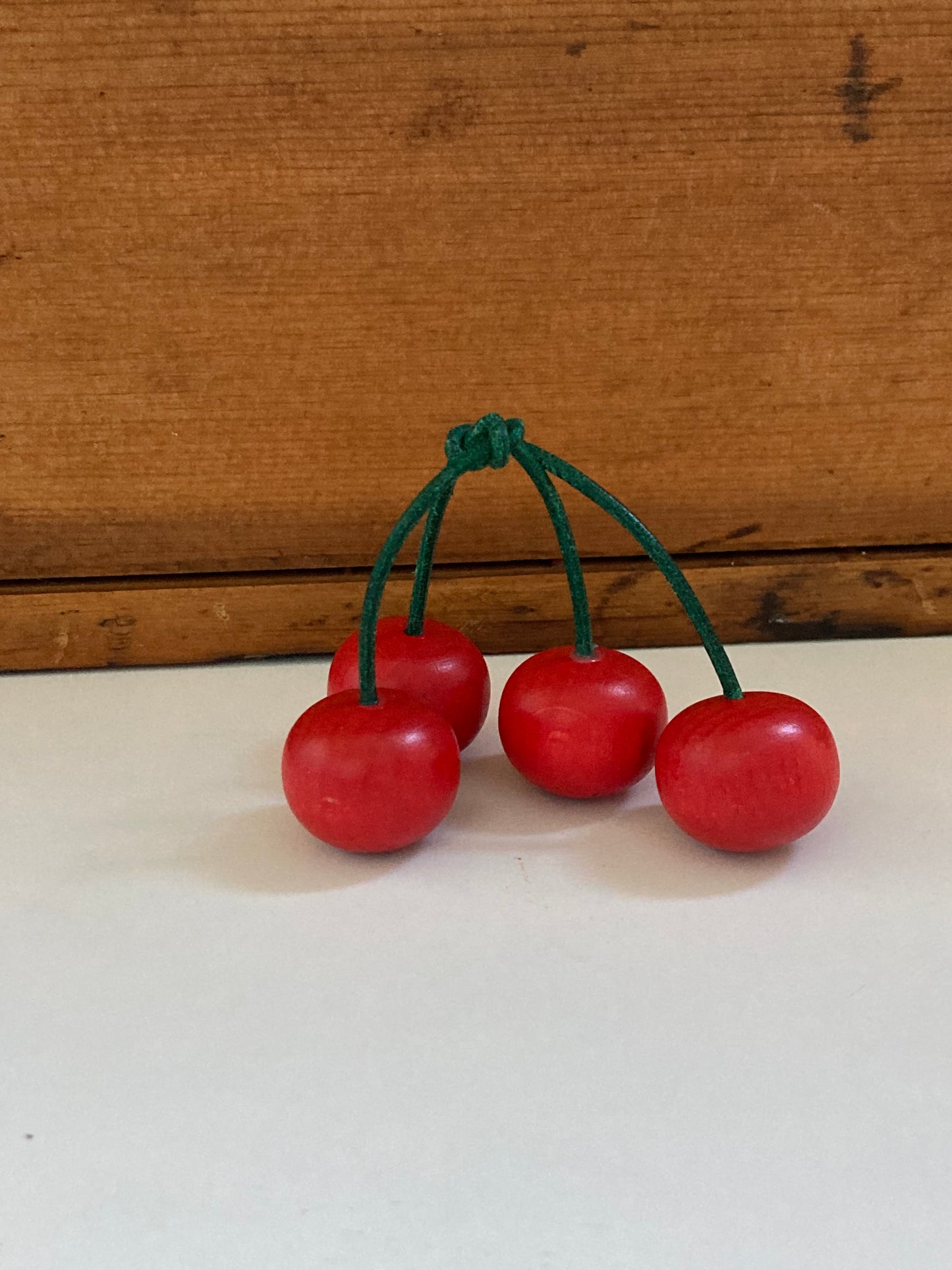 Kitchen Play Food - Wooden CHERRIES (2)