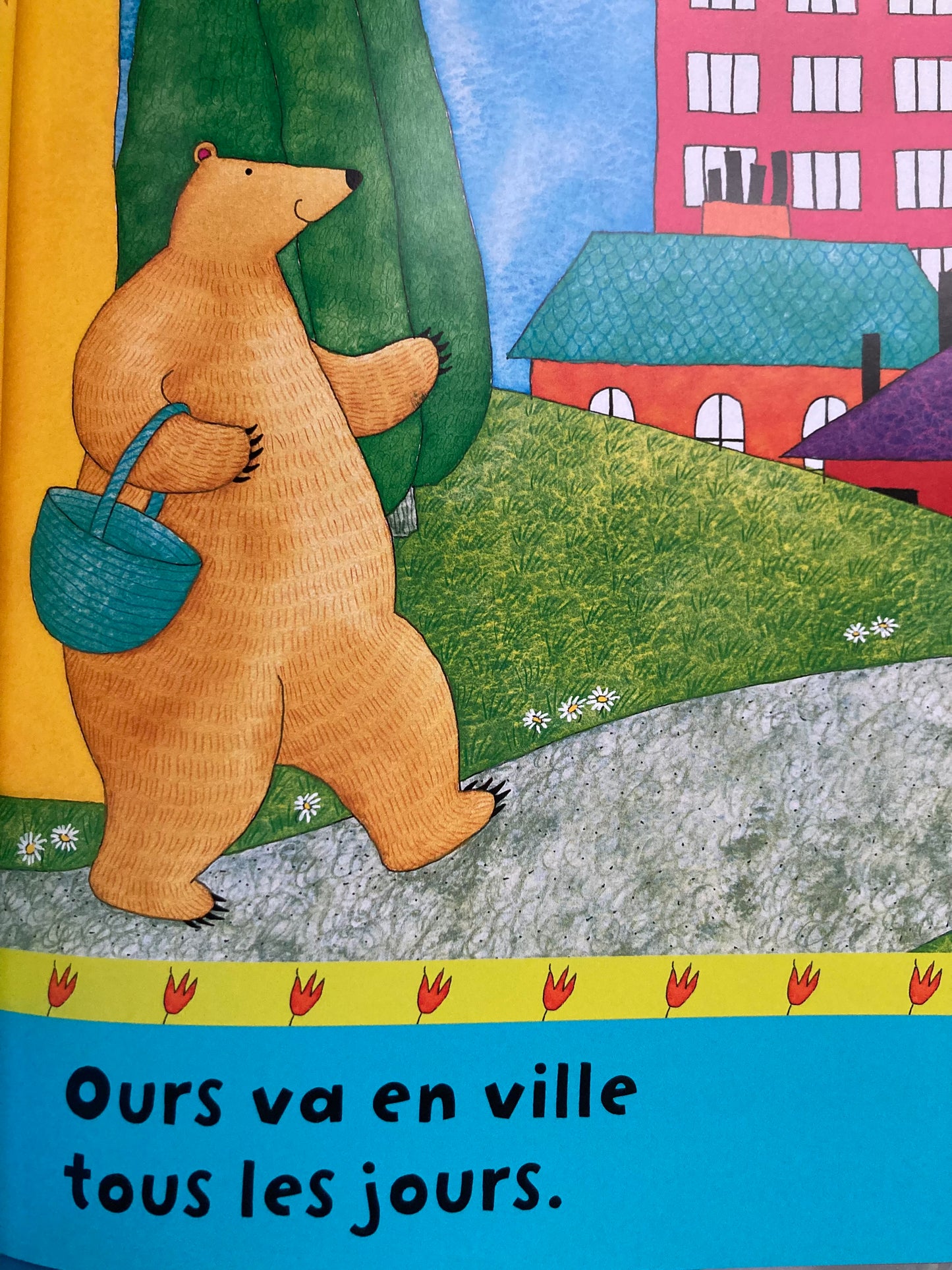 Livre d'images éducatif pour enfants - LIVRES D'OURS BILINGUES FRANÇAIS ET ANGLAIS (3 titres)