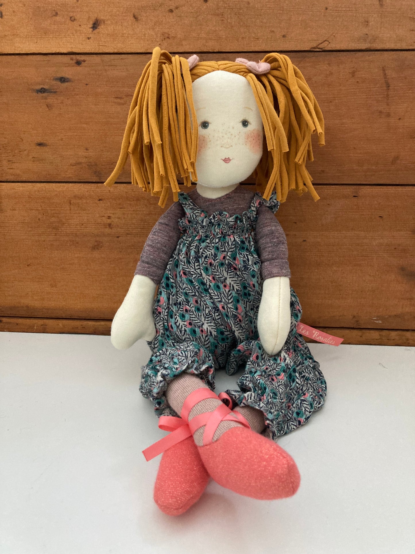 Soft Doll - RAG DOLL in Overalls, 18inches