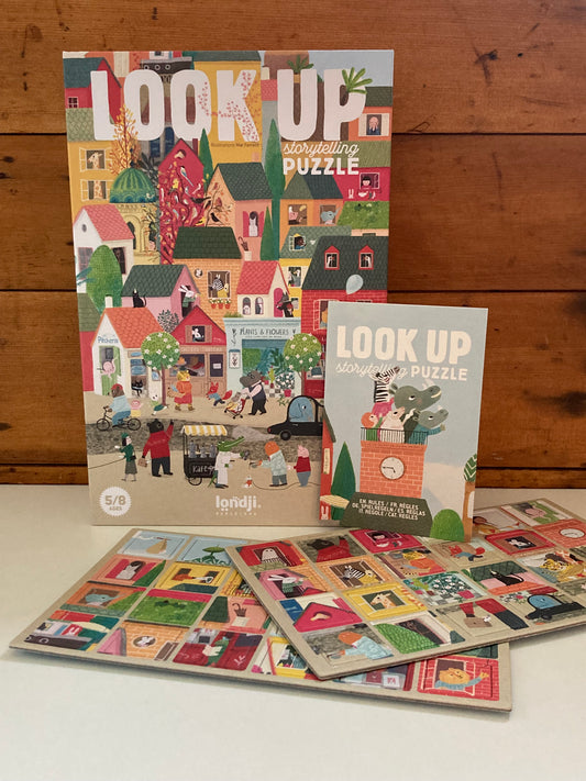 Puzzle - LOOK UP !, "un puzzle narratif"