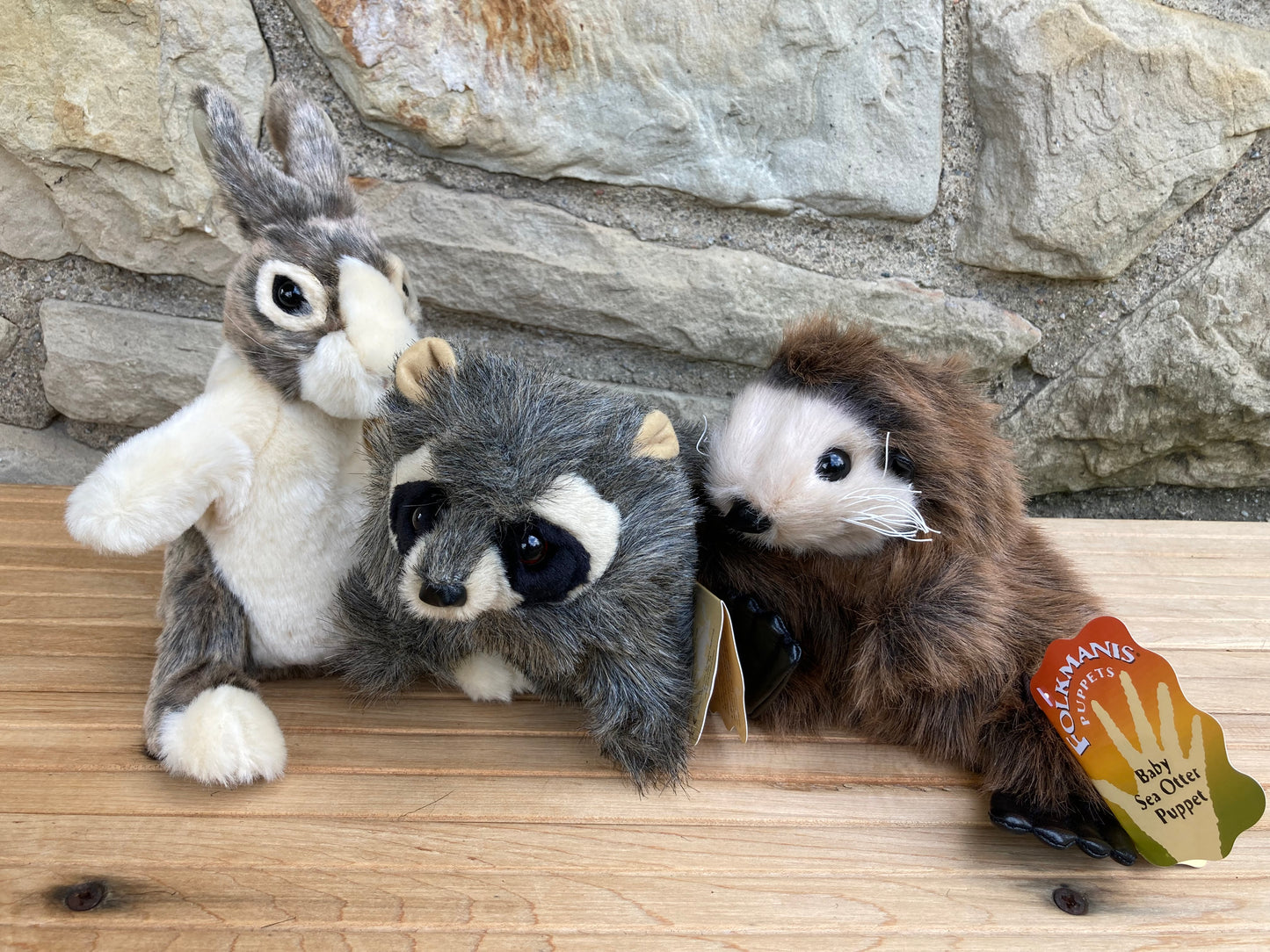 Soft Puppet Pet - Baby DUTCH RABBIT Hand Puppet