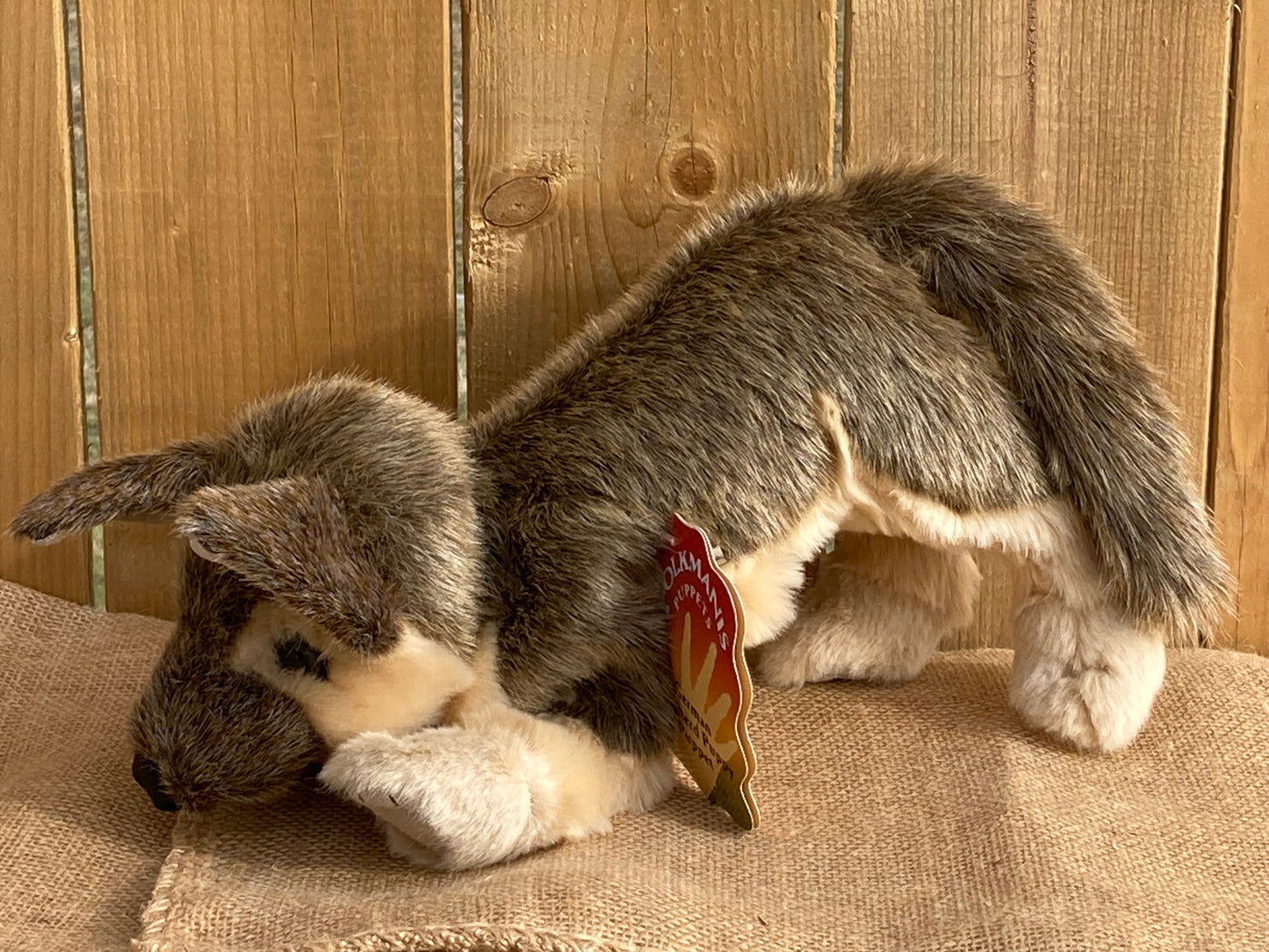 Soft Puppet Pet - GERMAN SHEPHERD PUPPY Hand Puppet