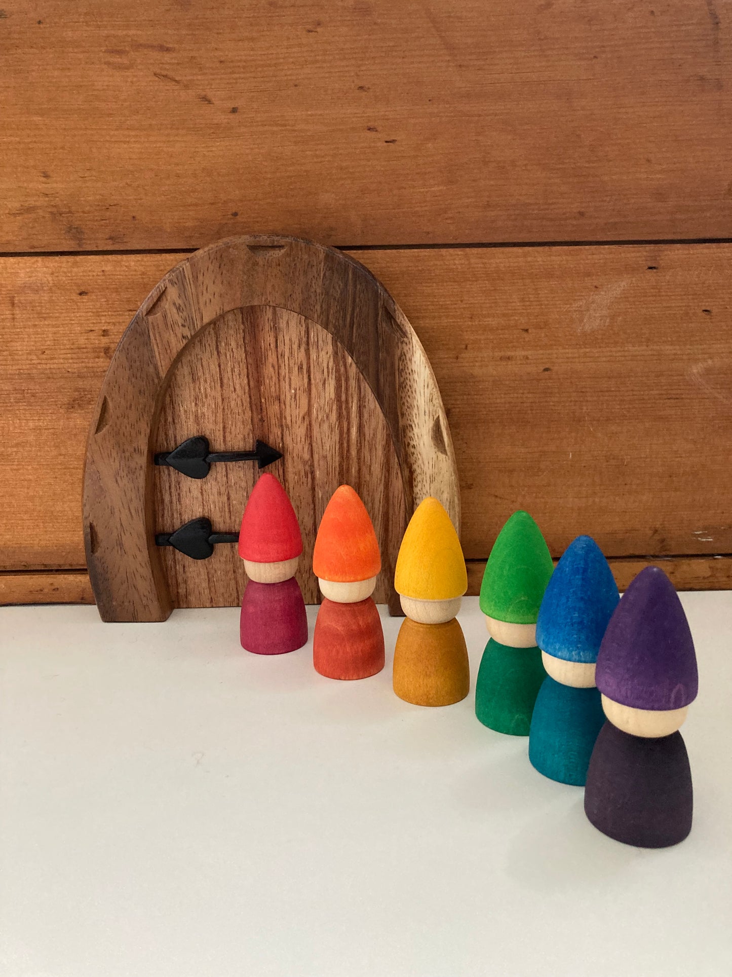 Wooden FAIRY DOOR, Dollhouse Play