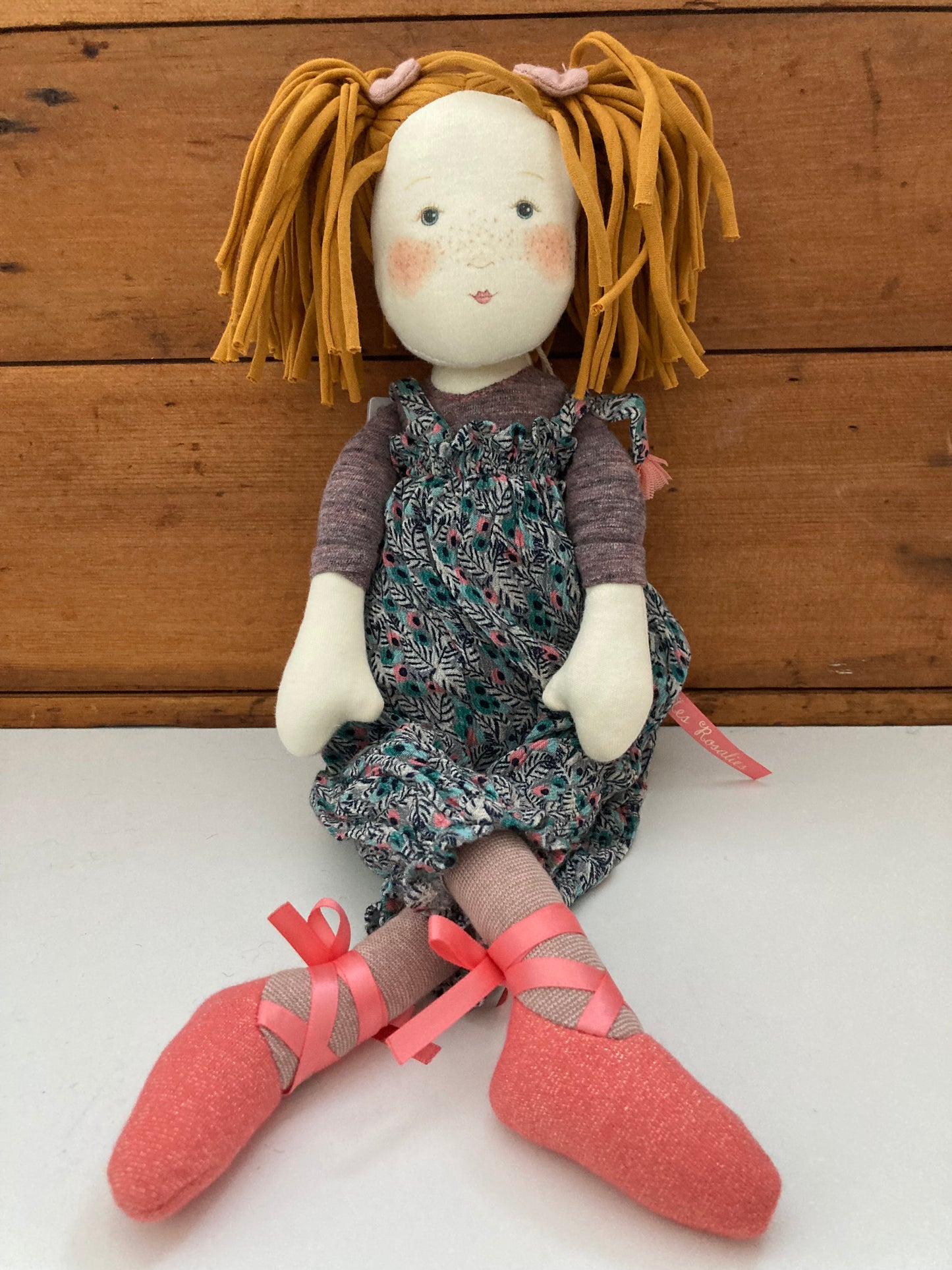 Soft Doll - RAG DOLL, in overalls (18inches)