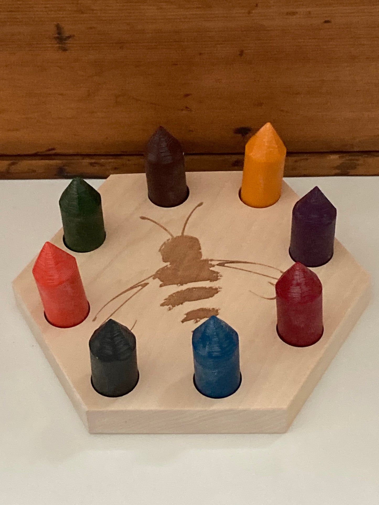 BEESWAX CRAYONS, Art - for Little Hands, 8 colours!
