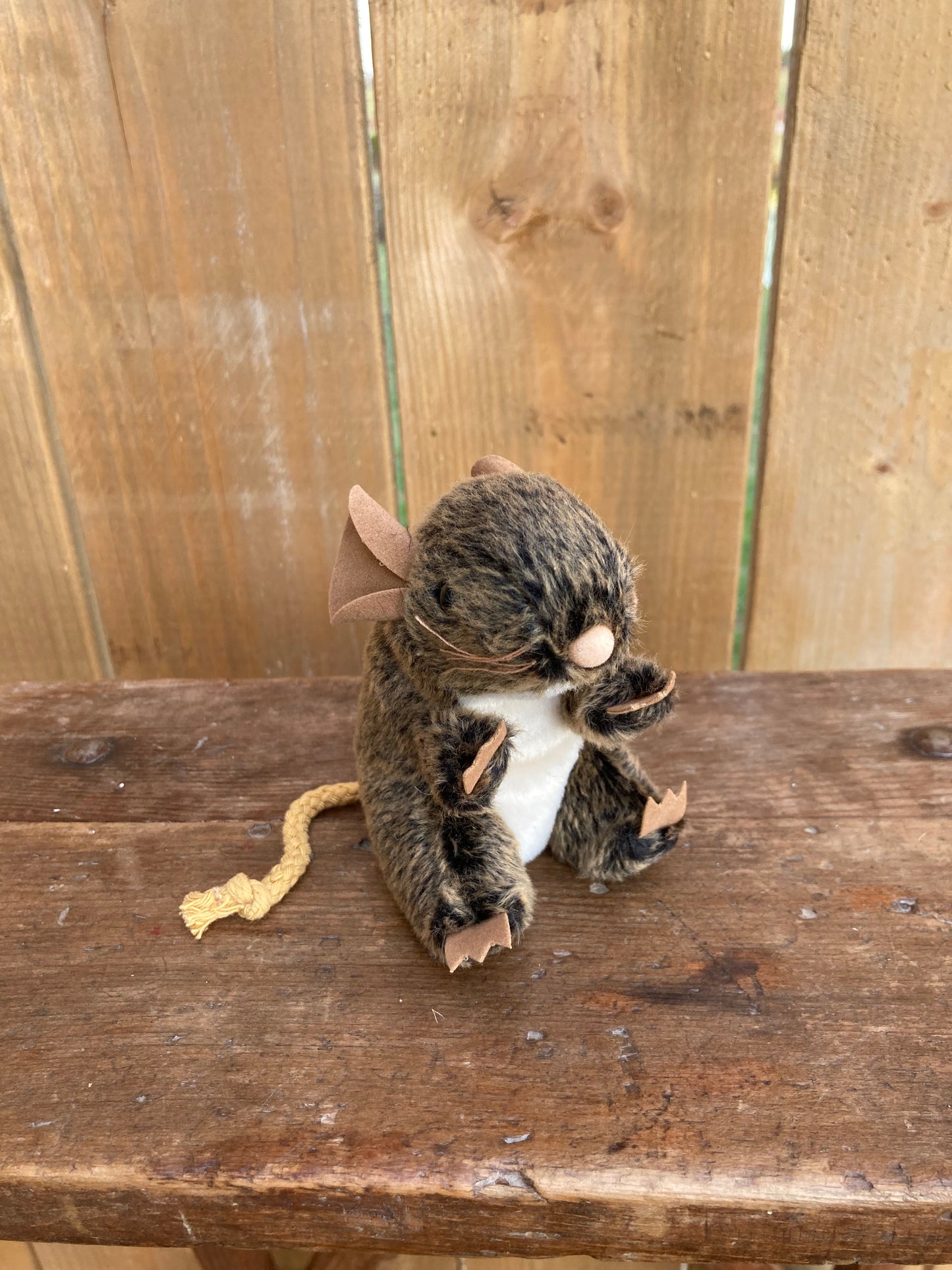 Soft Toy Finger Puppet - FIELD MOUSE