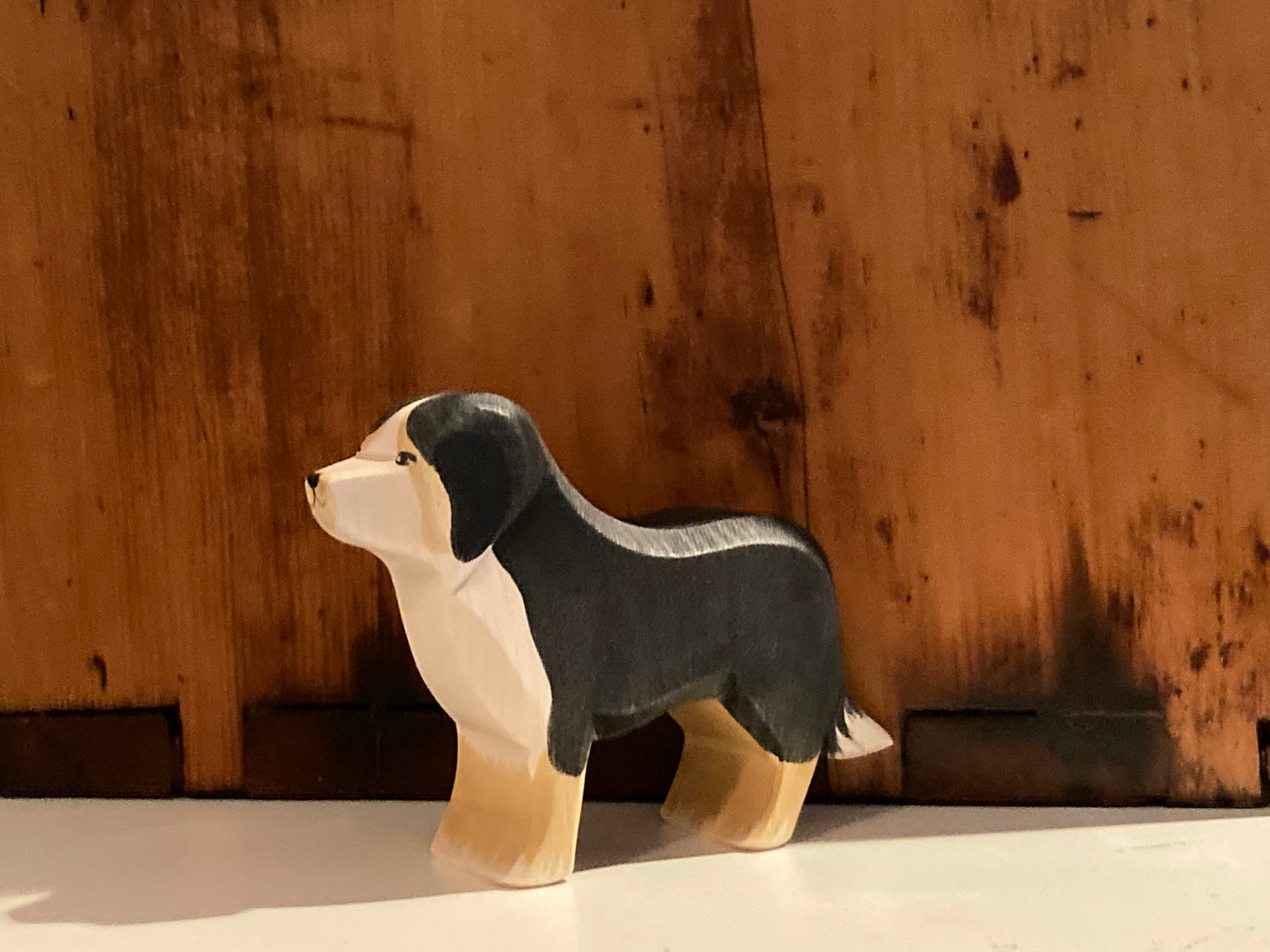 Wooden Dollhouse Play - BERNESE MOUNTAIN DOG