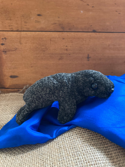 Soft Toy Finger Puppet - HARBOUR SEAL