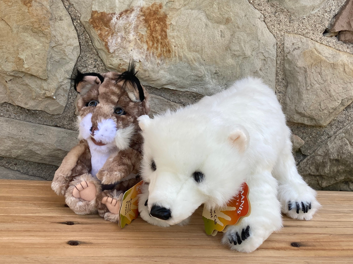 Soft Puppet Toy - POLAR BEAR CUB Hand Puppet (Large)