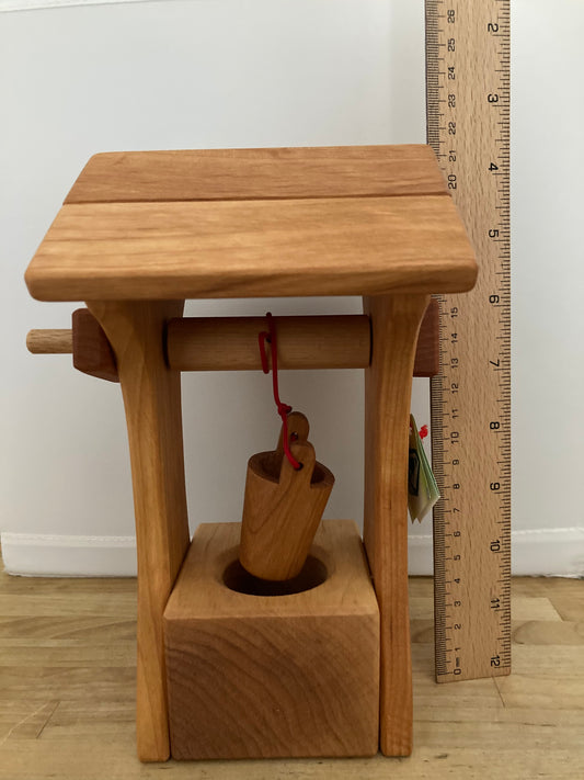 Wooden Dollhouse Play - WATER WELL with ROOF