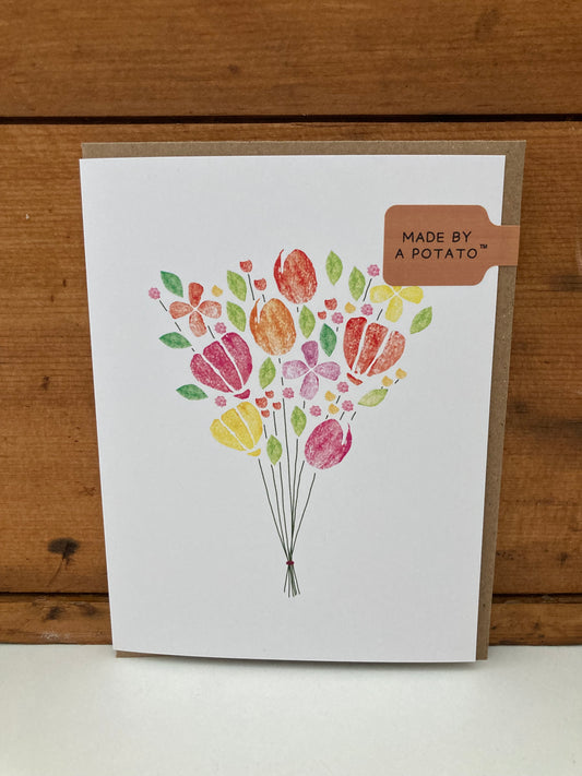 Greeting Cards - By a Potato SAY IT WITH FLOWERS