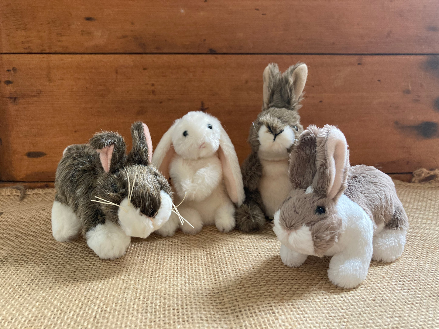 Soft Toy Finger Puppet - BABY LOP-EARED RABBIT