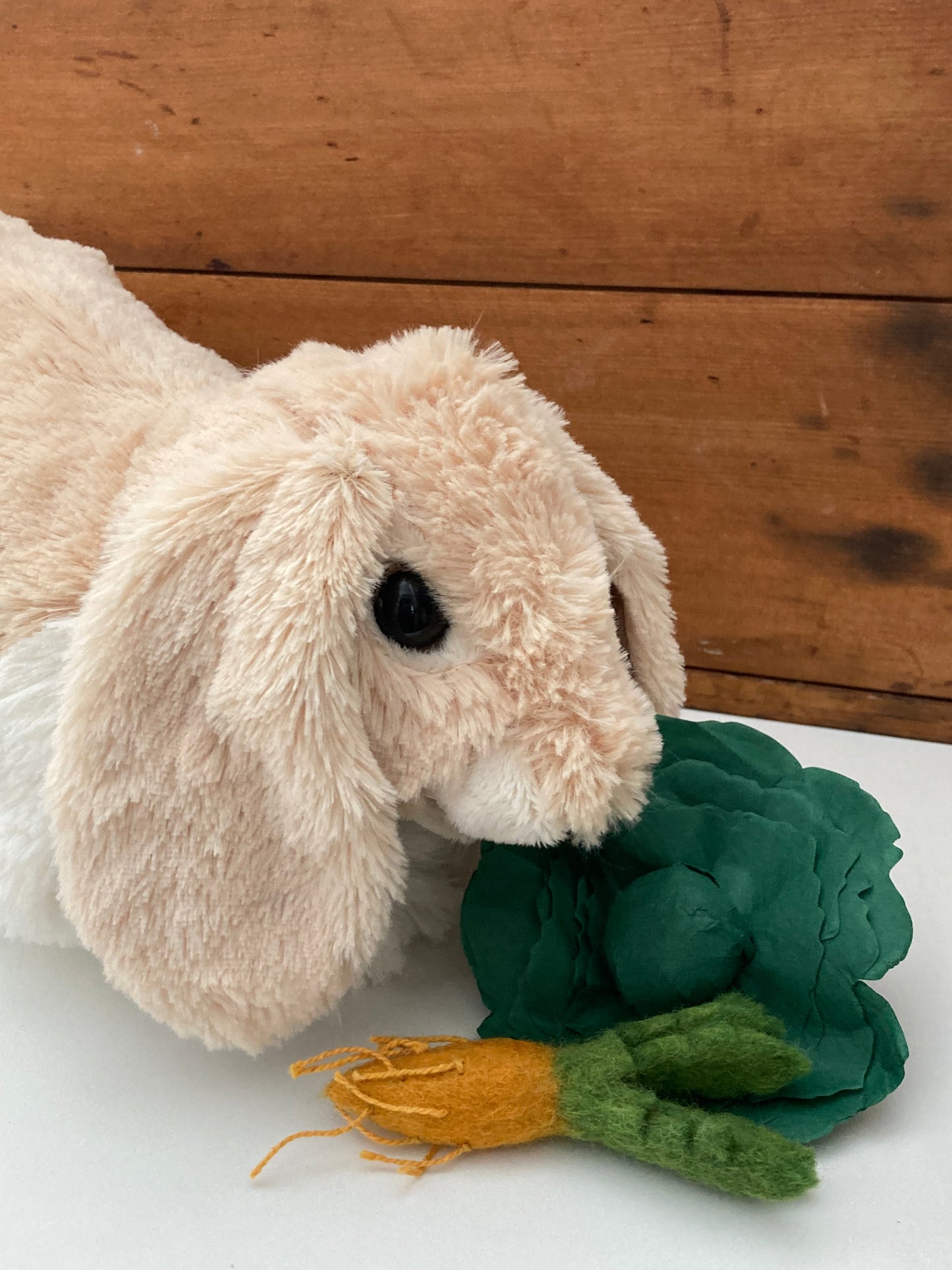 Soft Puppet Pet - FLOPPY BUNNY RABBIT Hand Puppet (Large)
