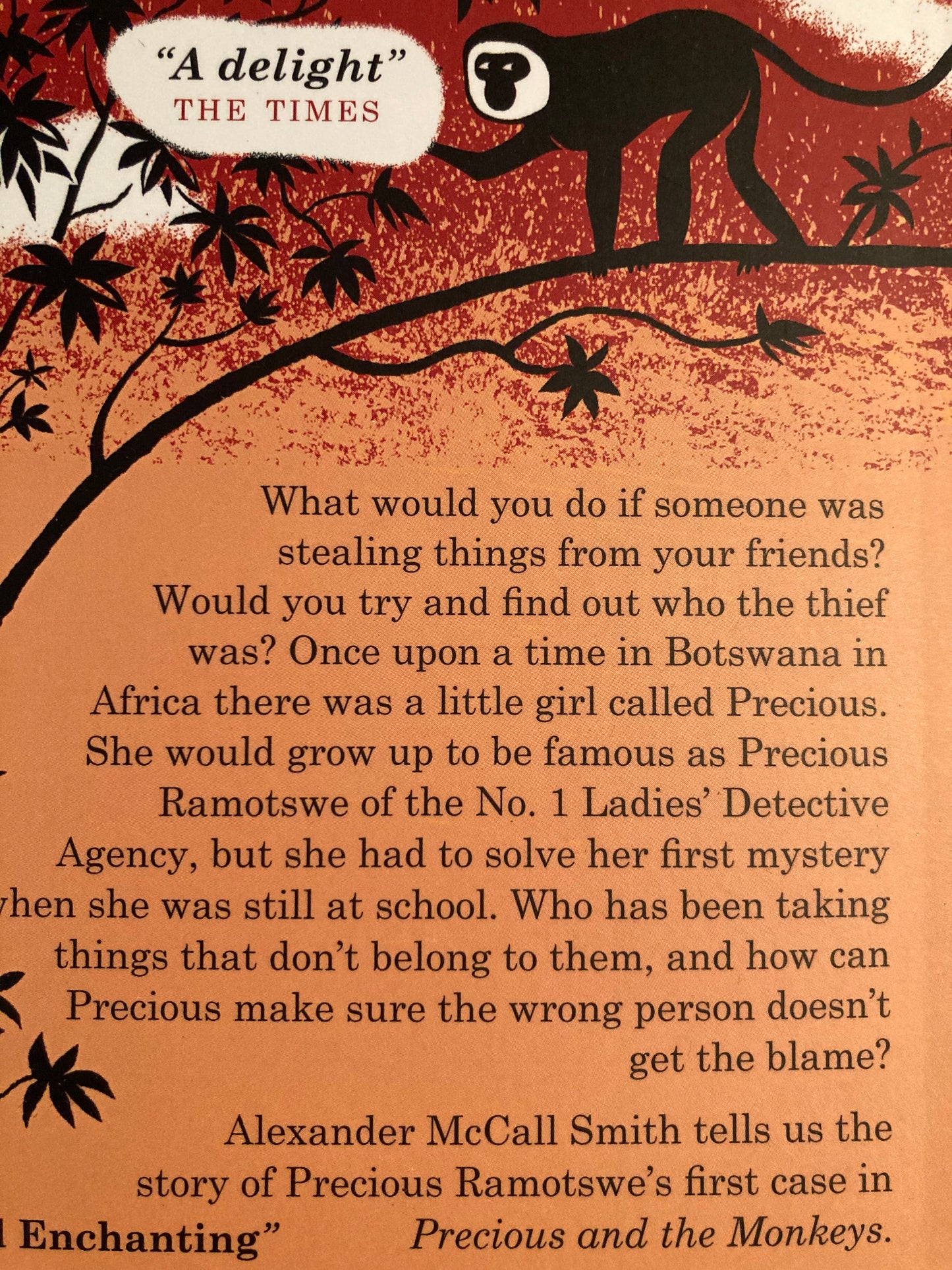 Chapter Book for Young Readers - PRECIOUS RAMOTSWE BOOKS by Alexander McCall Smith.