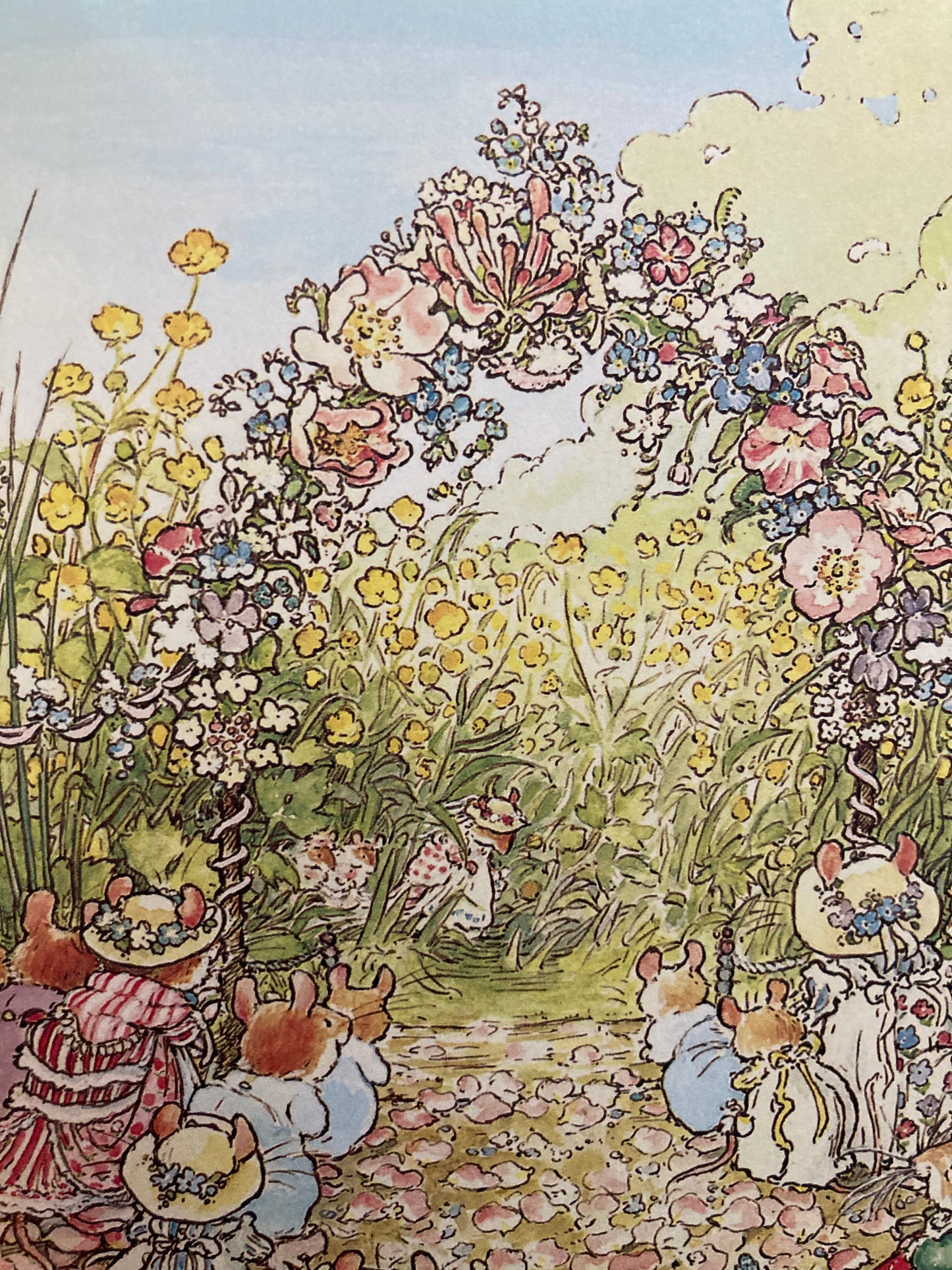 Children's Picture Book - SUMMER STORY of THE MICE OF BRAMBLY HEDGE