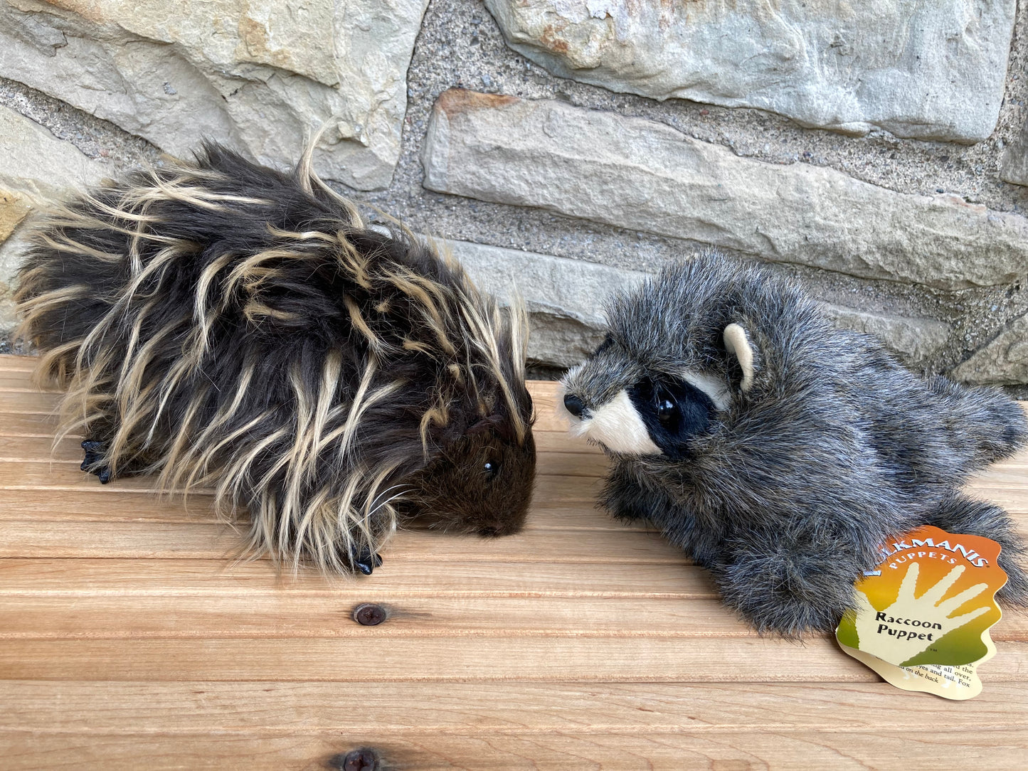 Soft Puppet Toy - Baby RACOON Hand Puppet