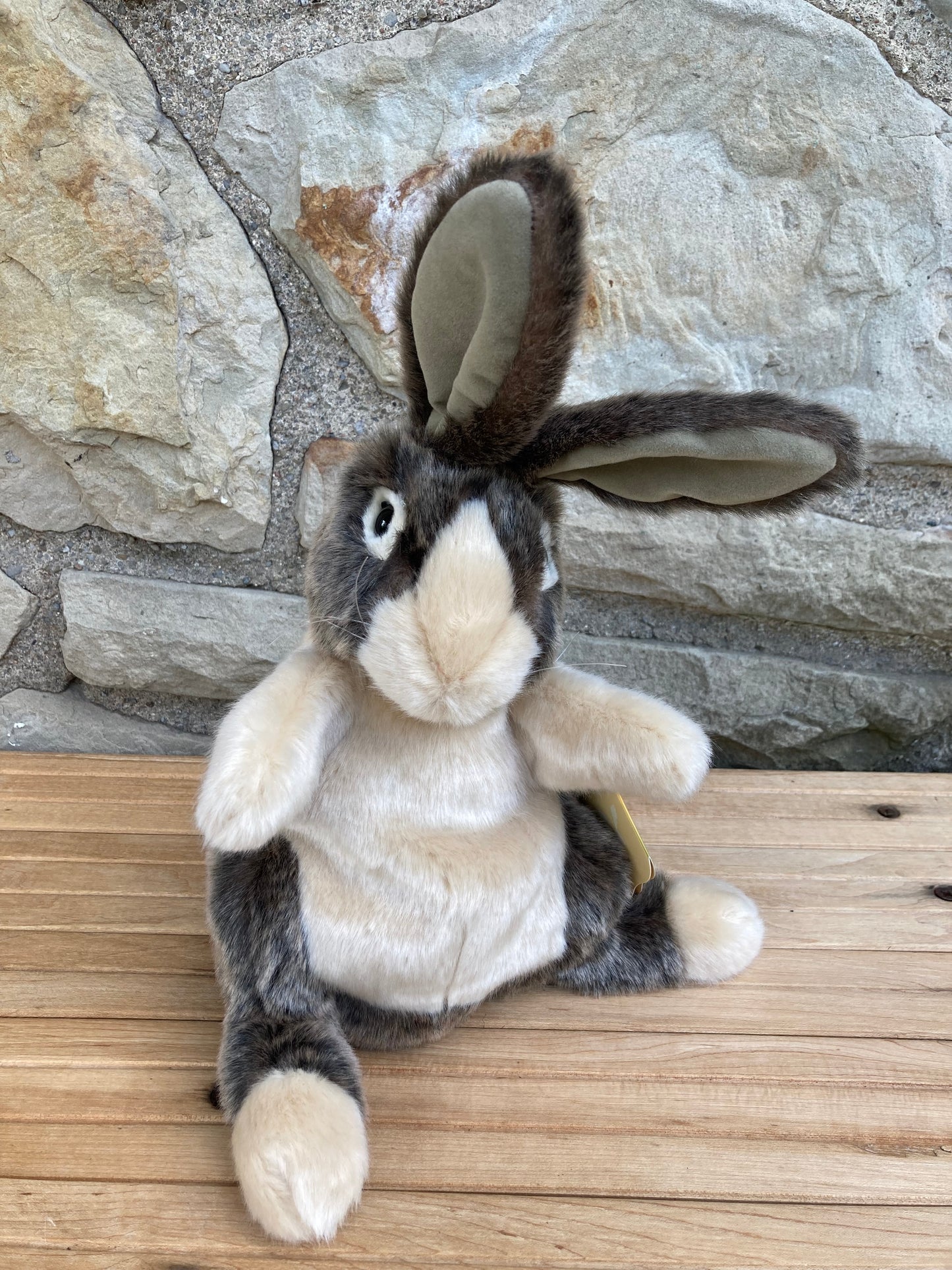 Soft Puppet Pet - DUTCH RABBIT Hand Puppet