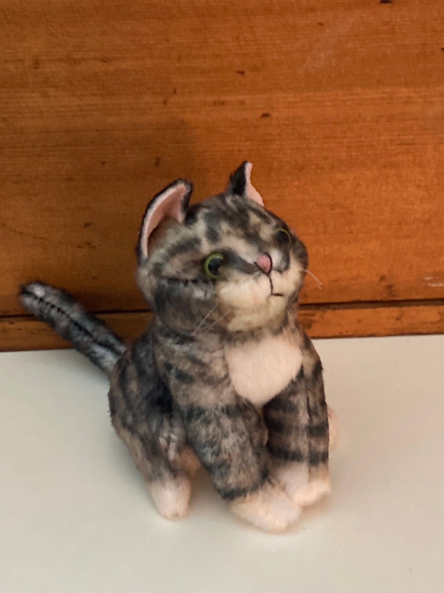 Soft Toy Finger Puppet - TABBY KITTEN