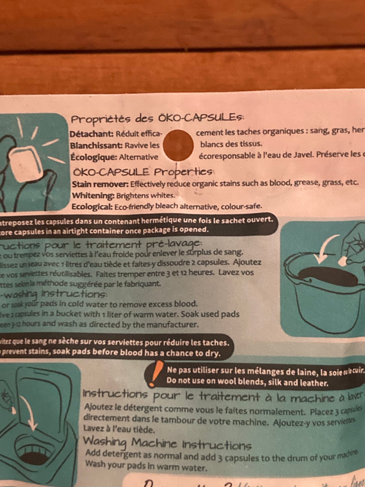 EcoHome - LAUNDRY WHITENING CAPSULES, 2 choices!