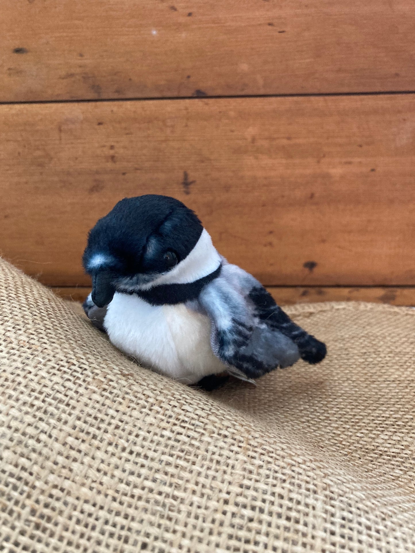 Marionnette à doigt en peluche - Mésange