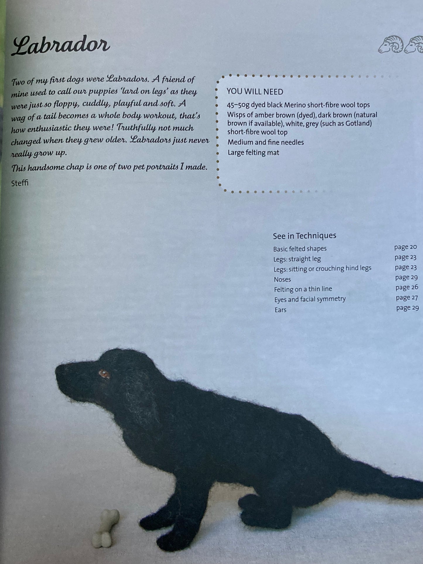 Crafting Resource Book - MAKING NEEDLE FELTED ANIMALS
