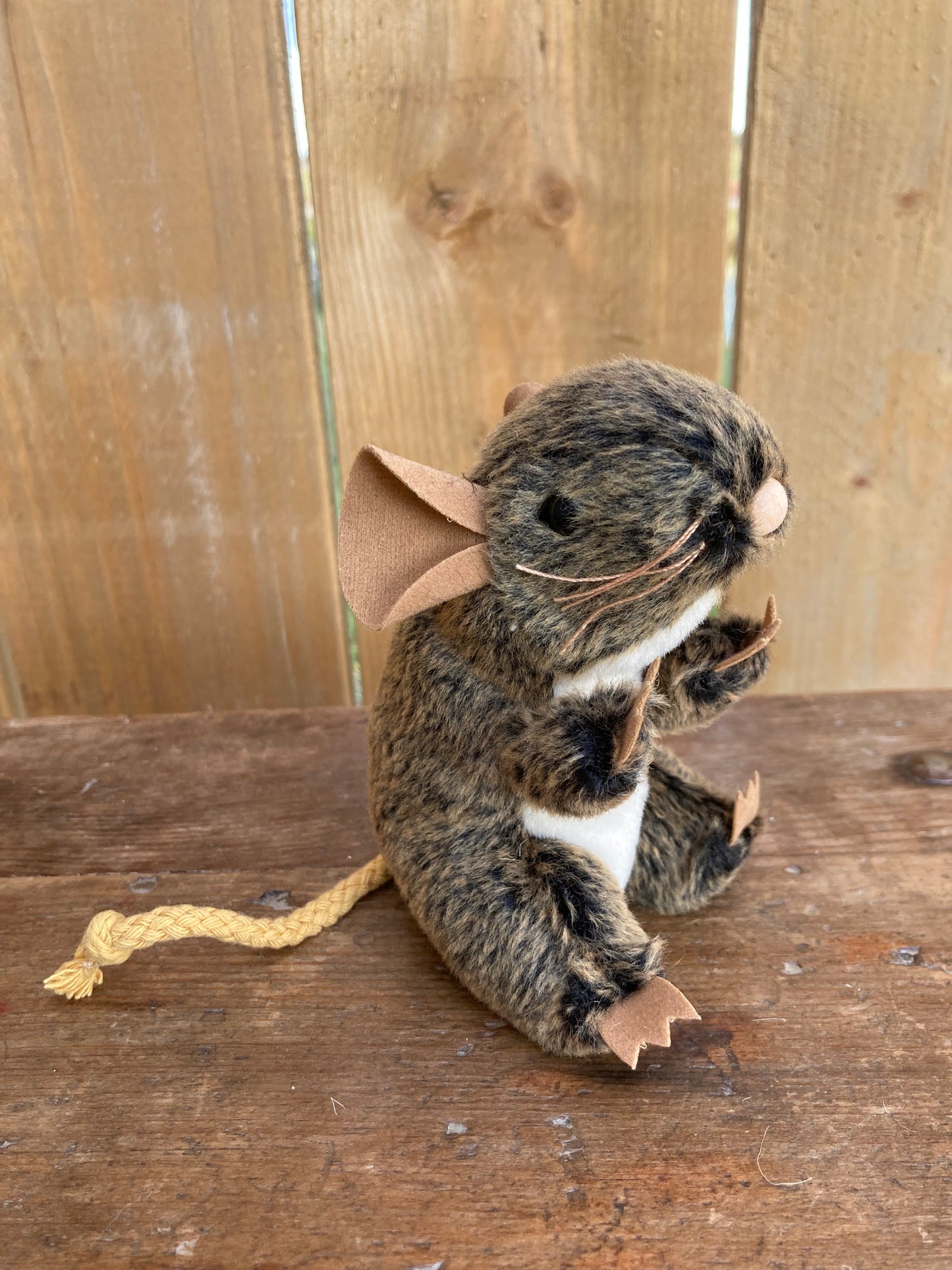 Soft Toy Finger Puppet - FIELD MOUSE