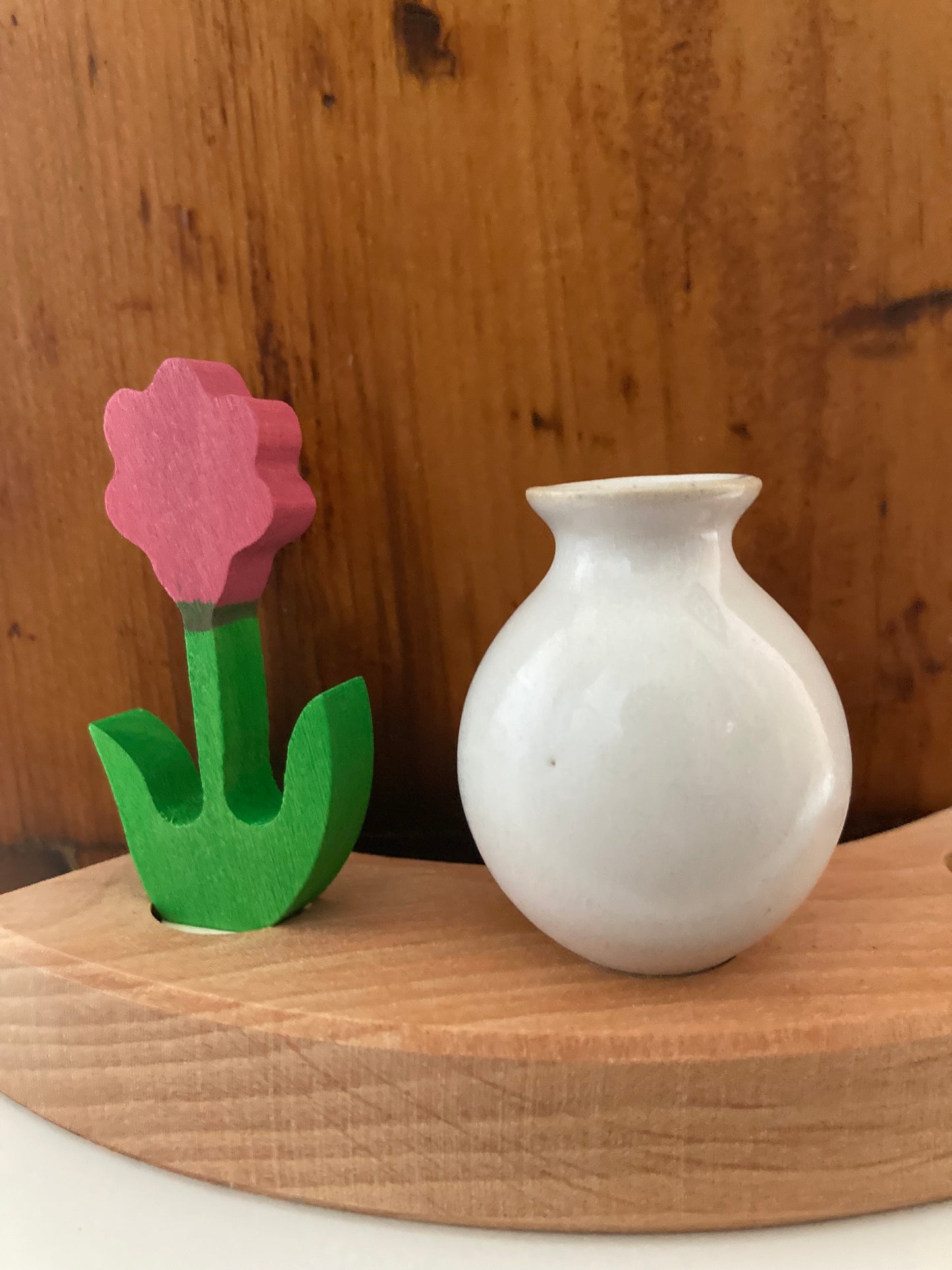 Wooden Deco by Grimm’s - VASE in White