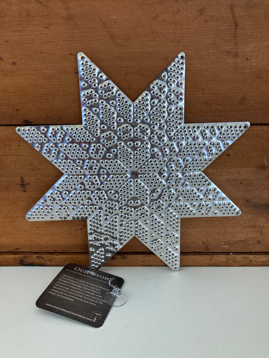 EcoHome - Pierced Tin MORNING STAR SUN CATCHER