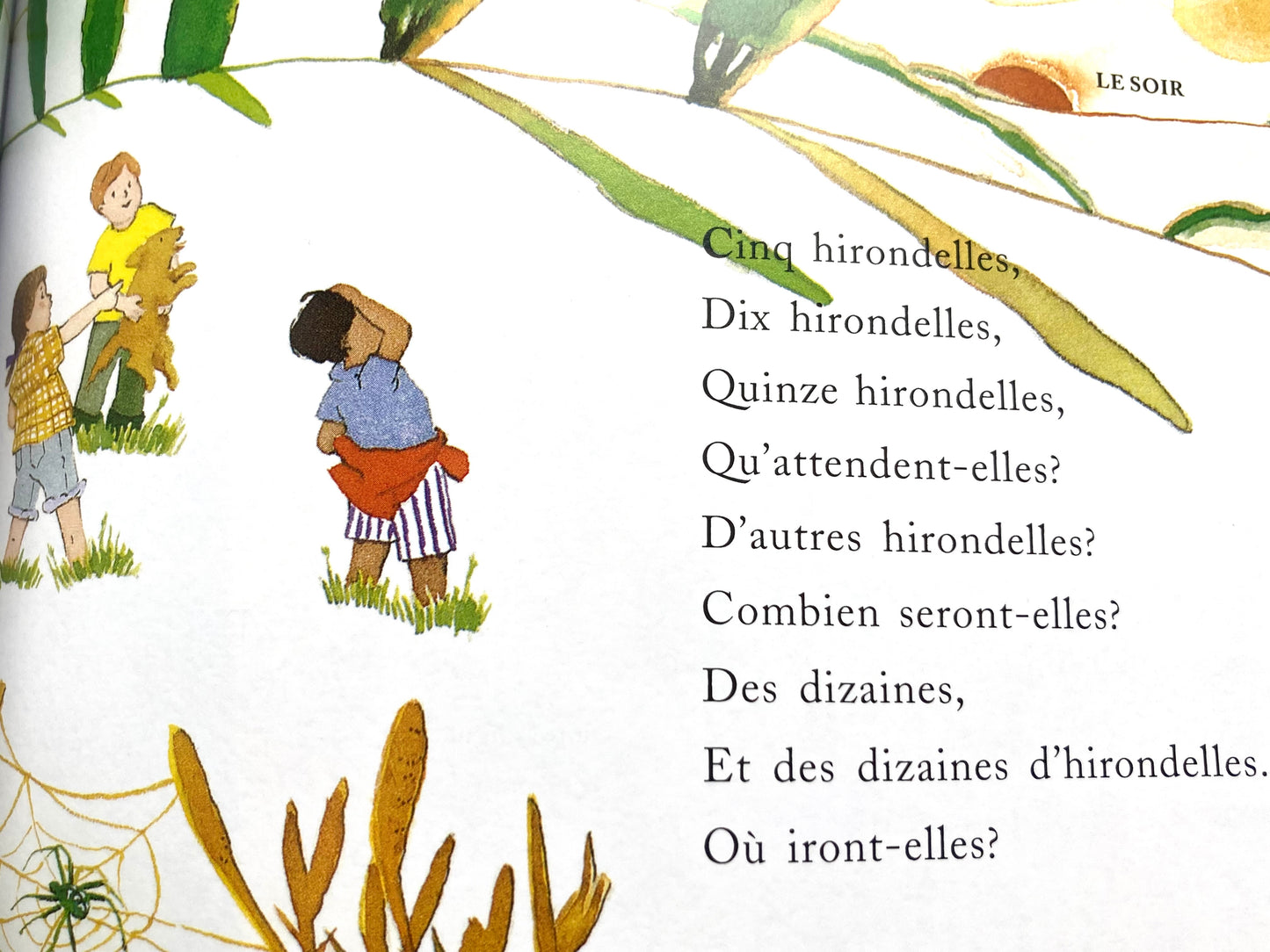 Children's Picture Book - "UN DEUX TROIS", Nursery Rhymes...in French!