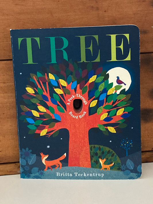 Livre cartonné, Bébé - ARBRE, avec découpes
