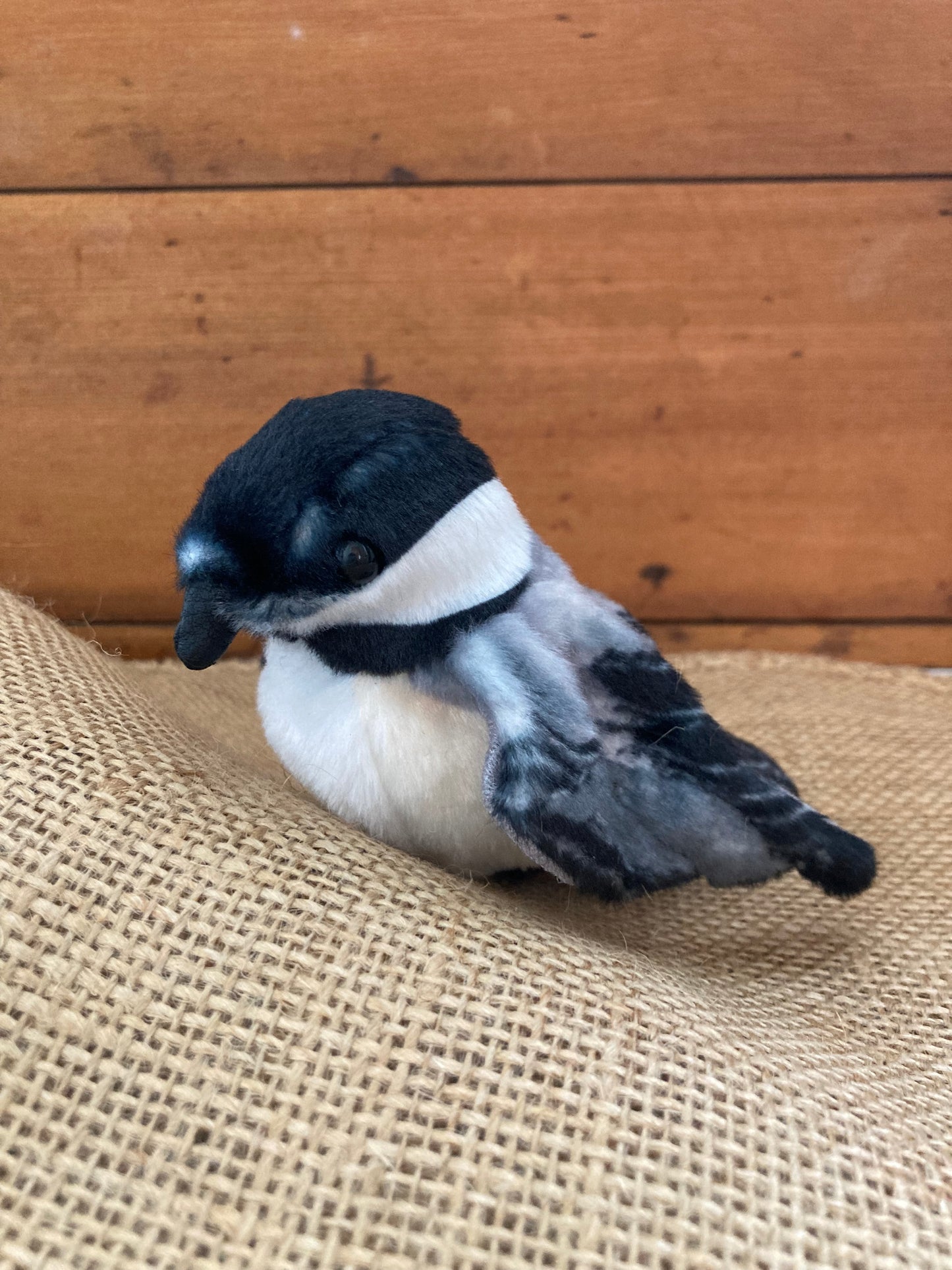 Marionnette à doigt en peluche - Mésange
