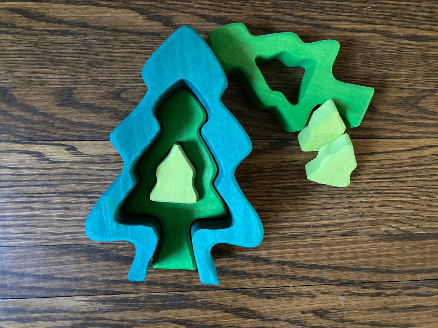 Wooden Dollhouse Play - PINE FIR TREE PUZZLE