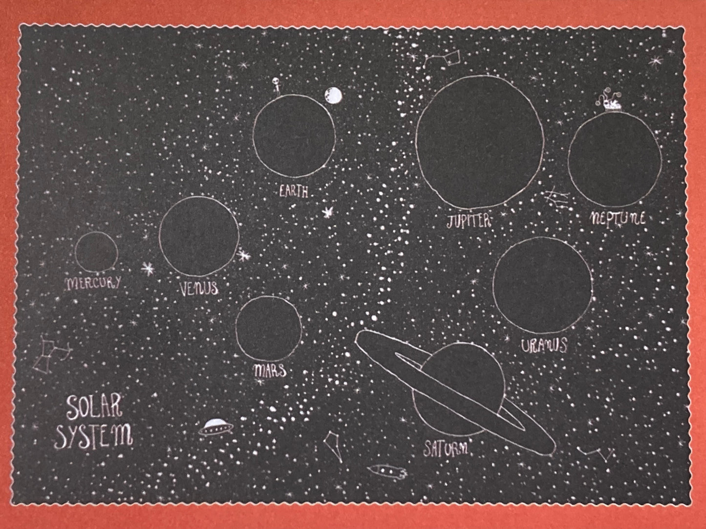 Puzzle - DISCOVER THE PLANETS, Large « Glow-in-the-Dark! »
