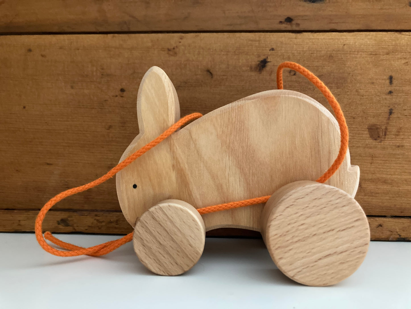 Wooden Toy, Baby - RABBIT BOB-a-LONG