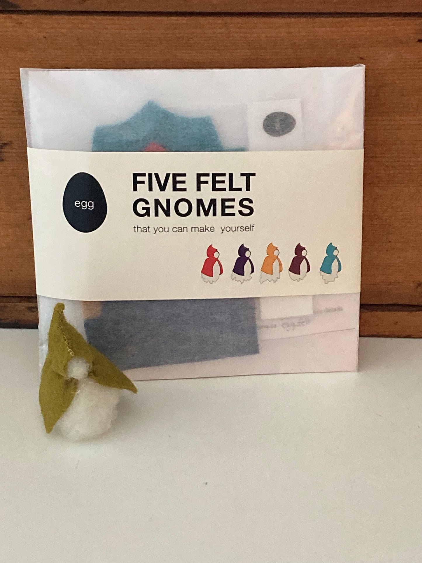 Crafting Kits - Felt GNOMES, FIVE in 5 colours!