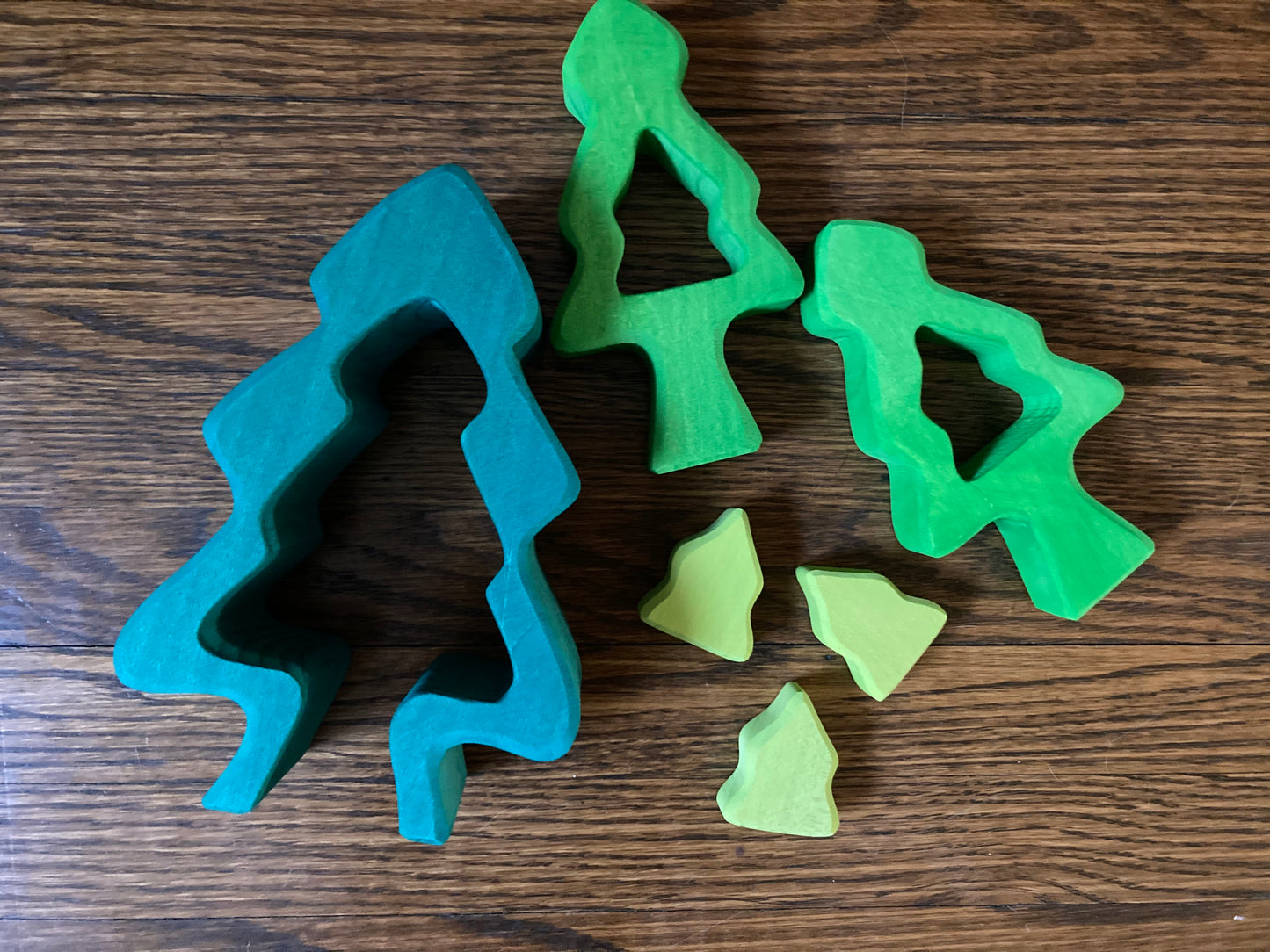Wooden Dollhouse Play - PINE FIR TREE PUZZLE