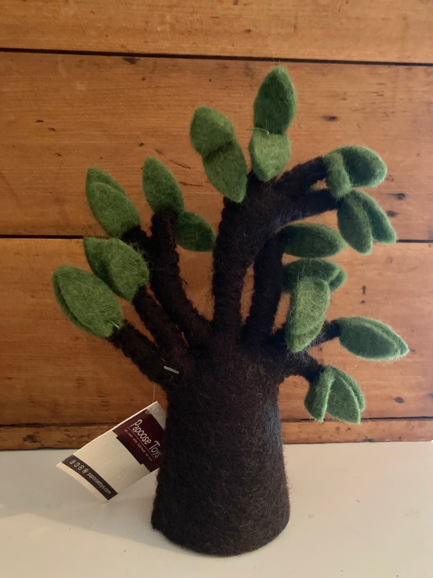 Dollhouse Play - Wool Felt BAOBAB LEAFY TREES