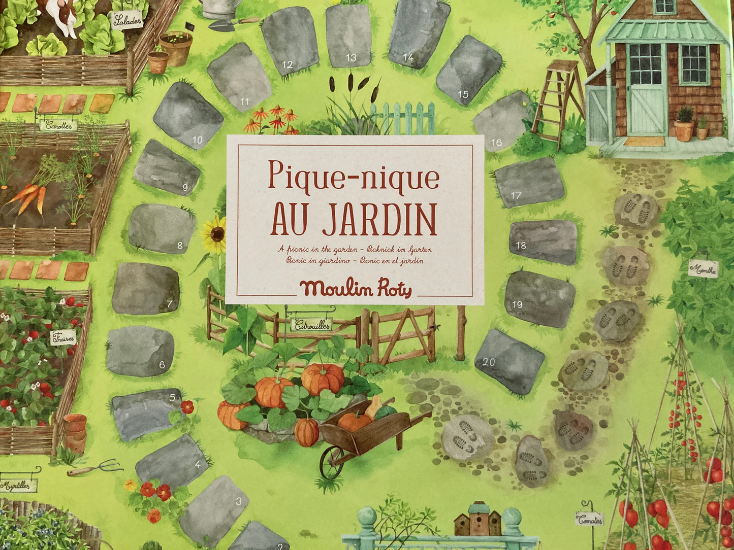 Board Game Set - PICNIC IN THE GARDEN