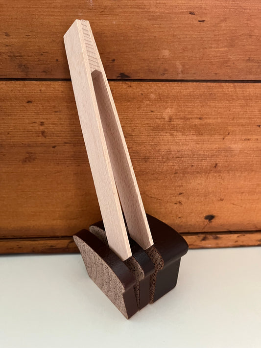 Kitchen Utensil - Wooden TOASTER TONGS
