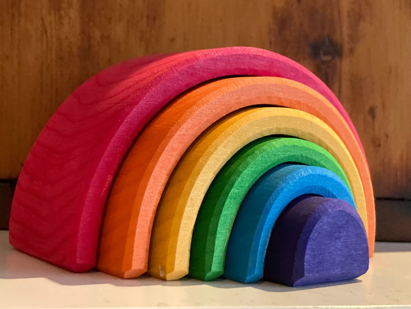 Wooden Toy - RAINBOW TUNNEL, small