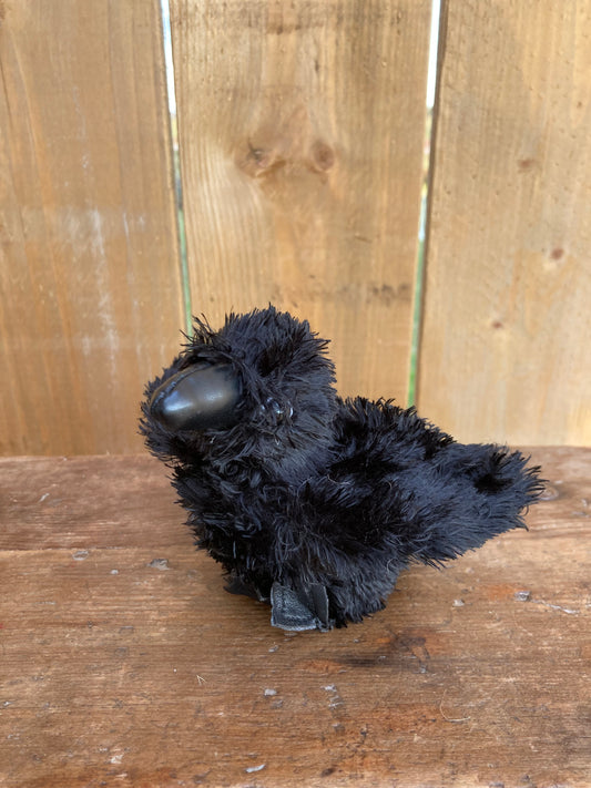 Marionnette à doigt peluche - RAVEN
