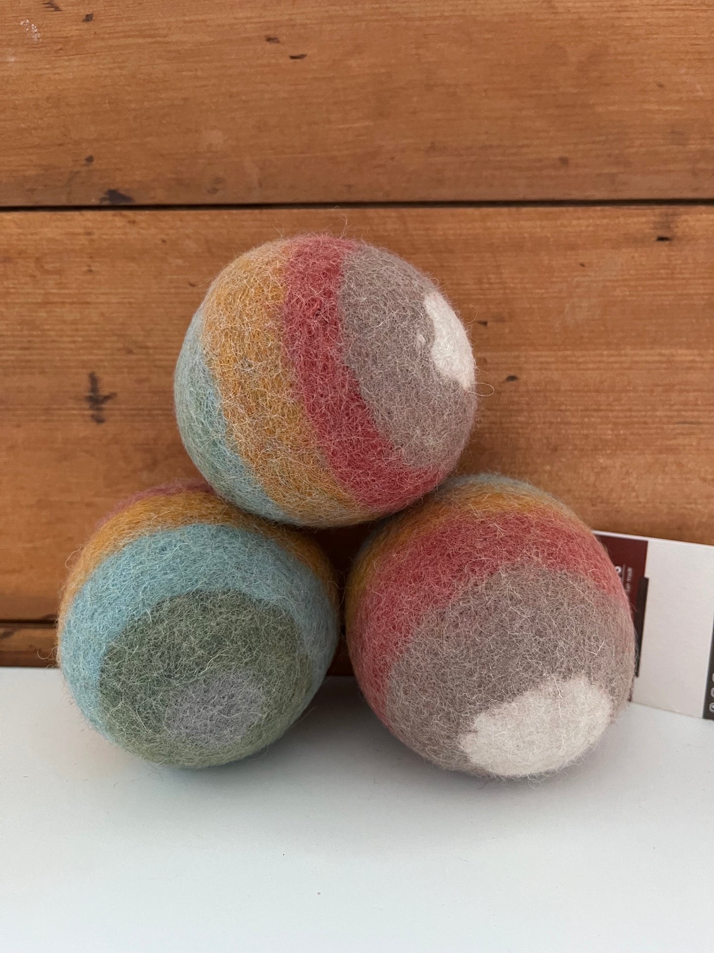 Activity Set - Wool Juggling Balls - EARTH BALLS, set of 3!