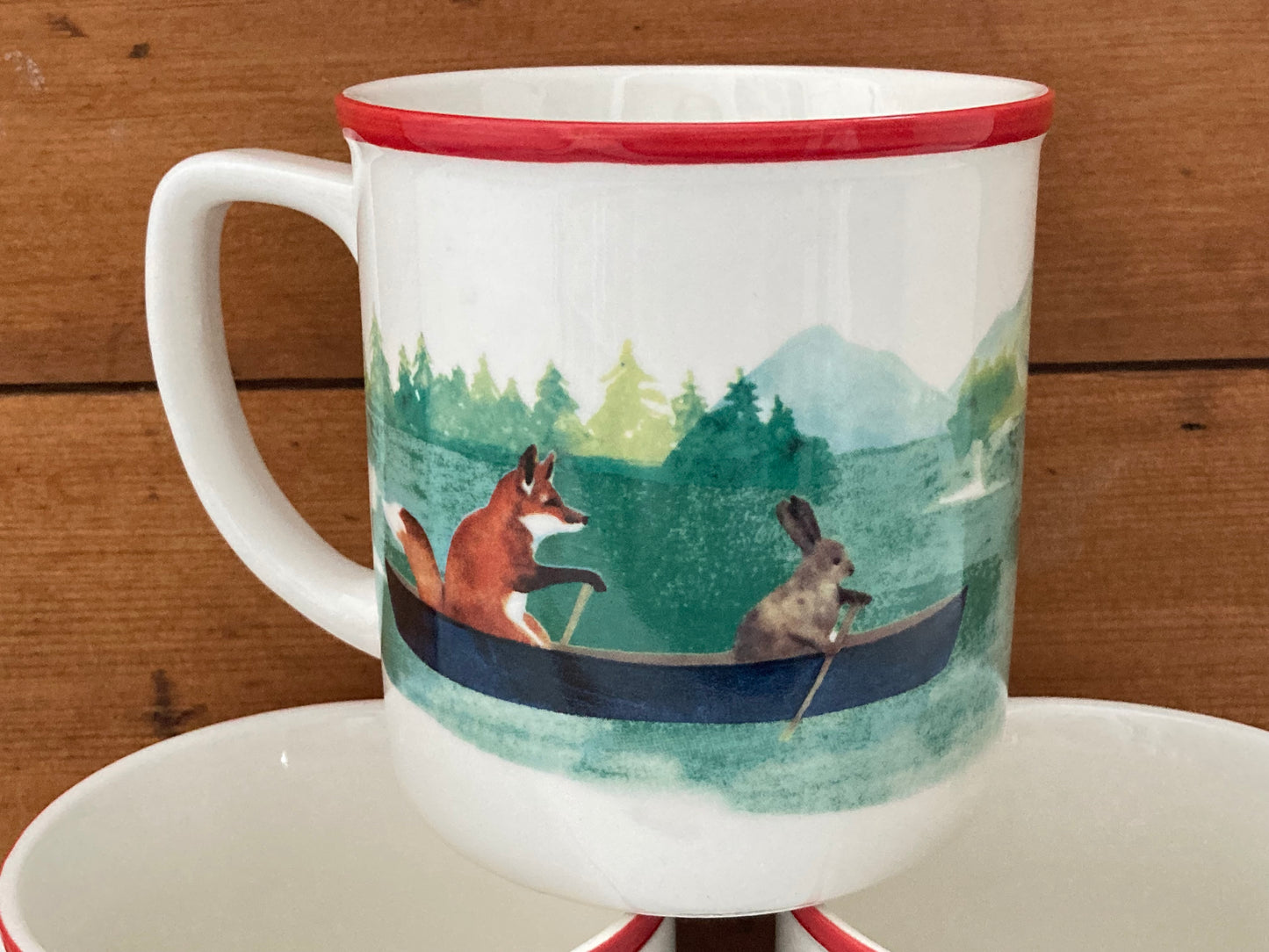EcoHome - Ceramic MUG...Canoeing Wildlife Adventure!