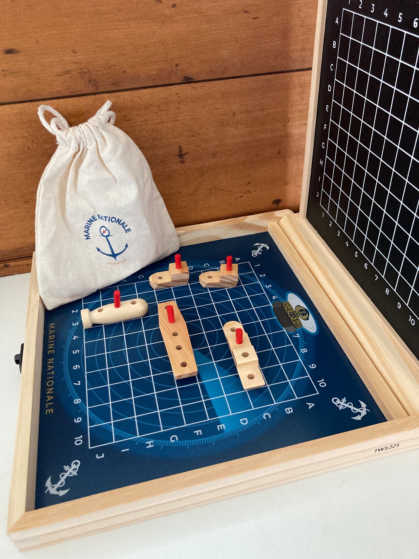 Wooden Family Game Set - BATTLESHIP!