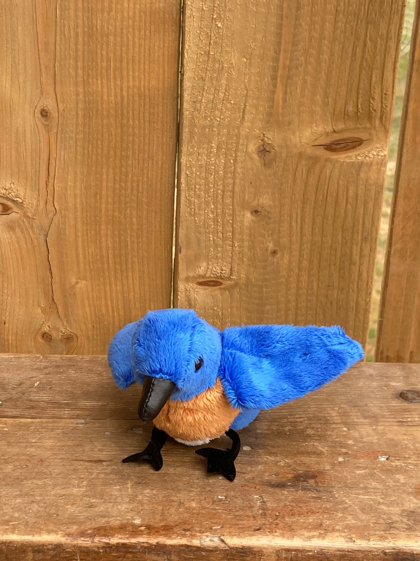 Soft Toy Finger Puppet - BLUEBIRD