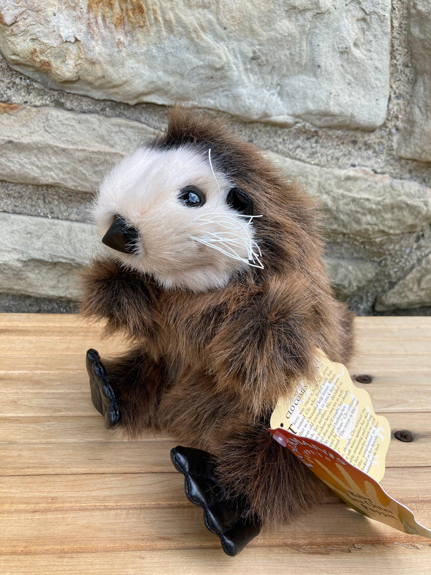 Soft Puppet Toy - Baby SEA OTTER Hand Puppet