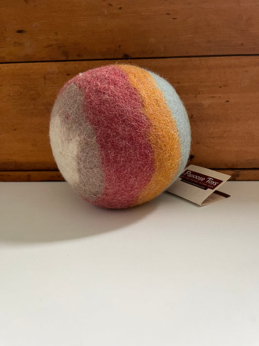 Soft Felted Toy - LARGE EARTH BALL!!…Soccer inside 😊