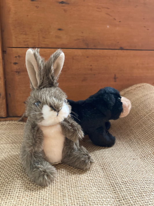 Soft Toy Finger Puppet - JACKRABBIT