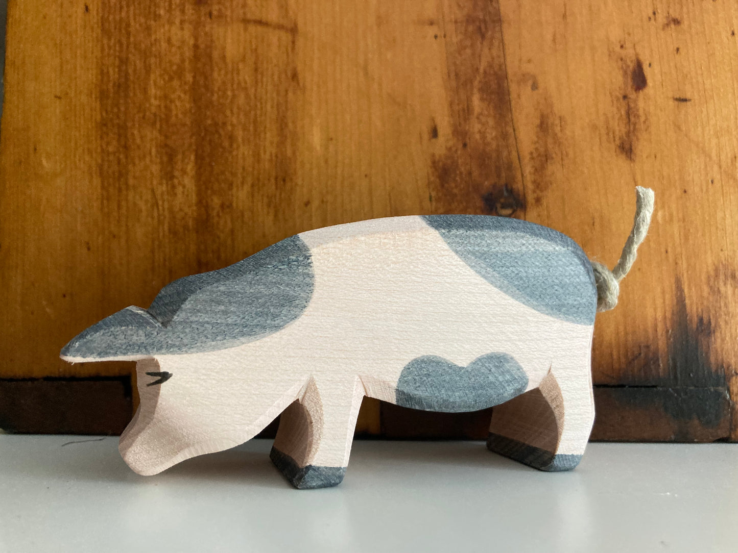 Wooden Dollhouse Play - SPOTTED PIG
